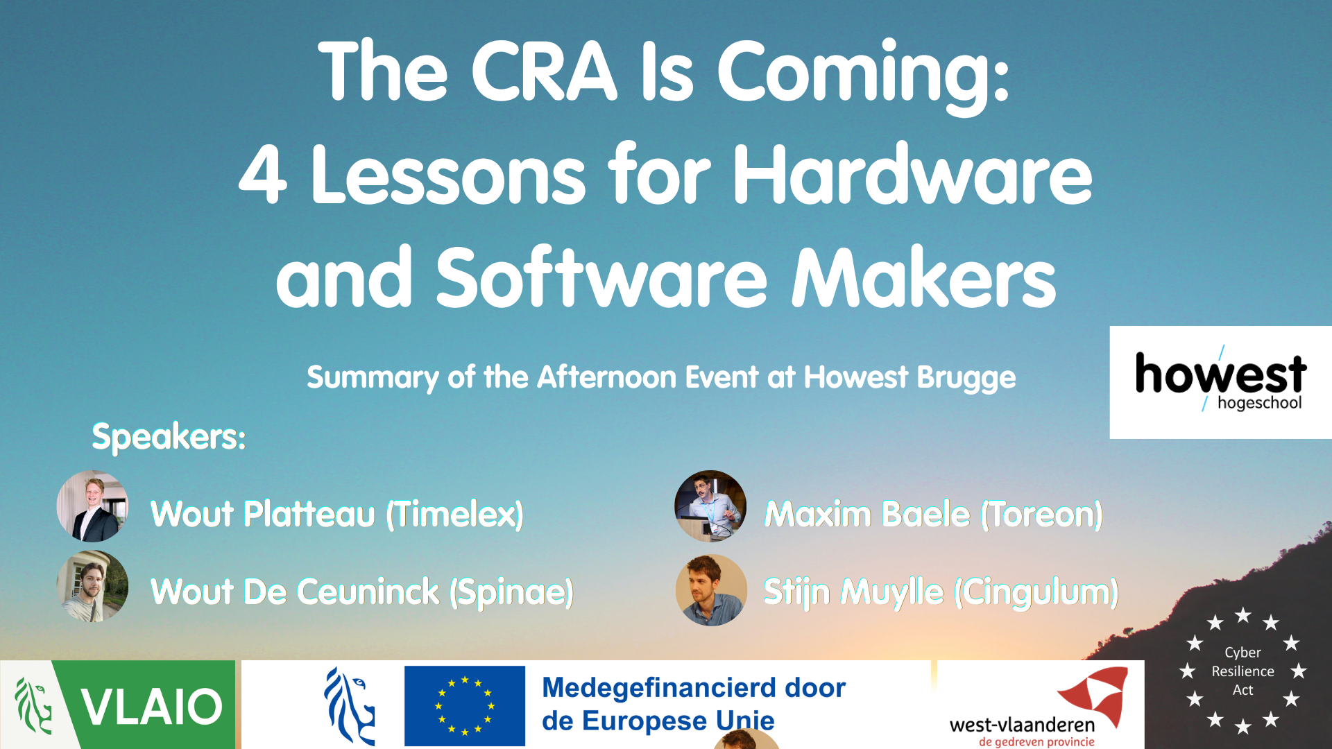The CRA Is Coming: Four Lessons for Hardware and Software Makers
