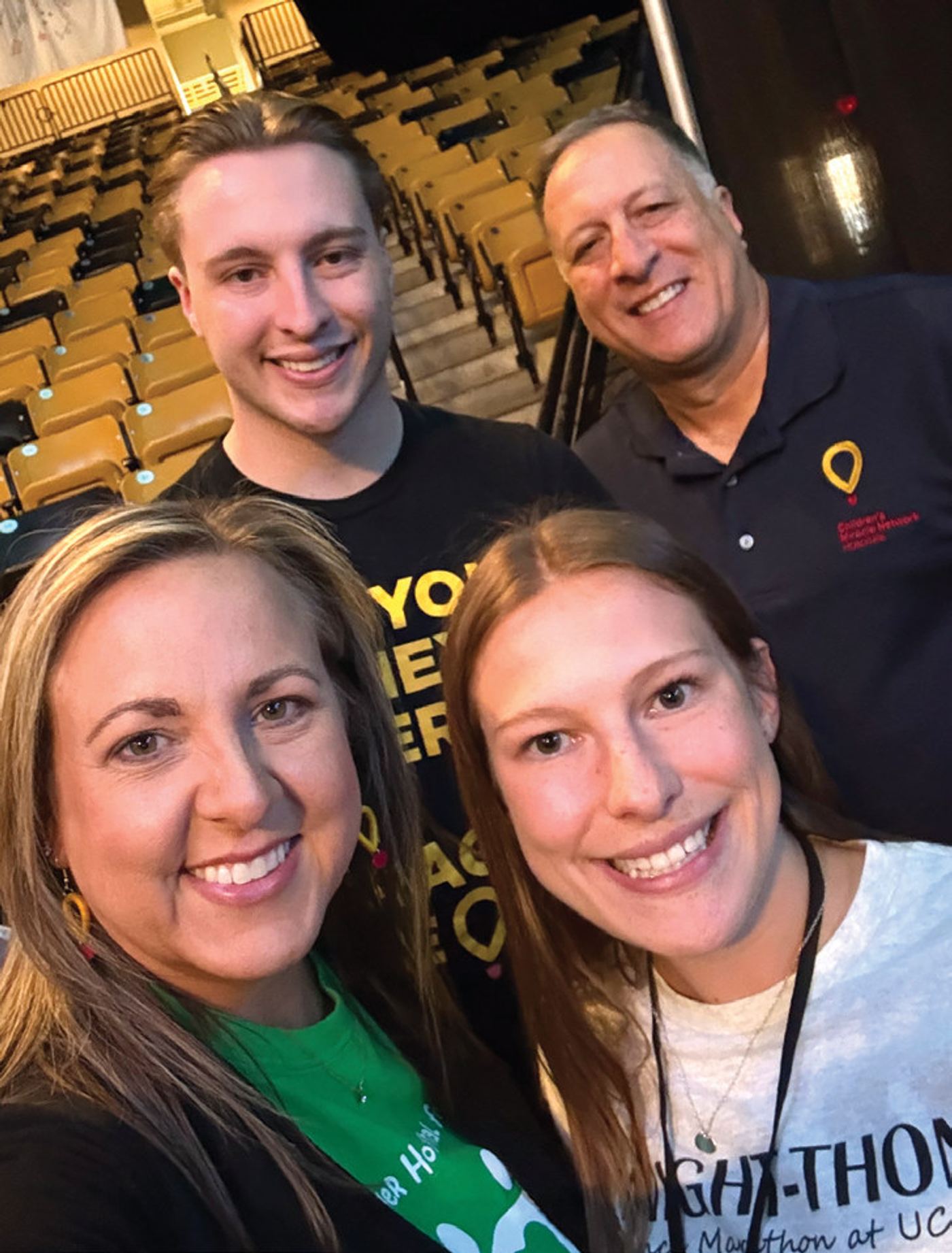 The Provenzano family: Emma and her brother, Brandon, with parents Shannon and Chuck