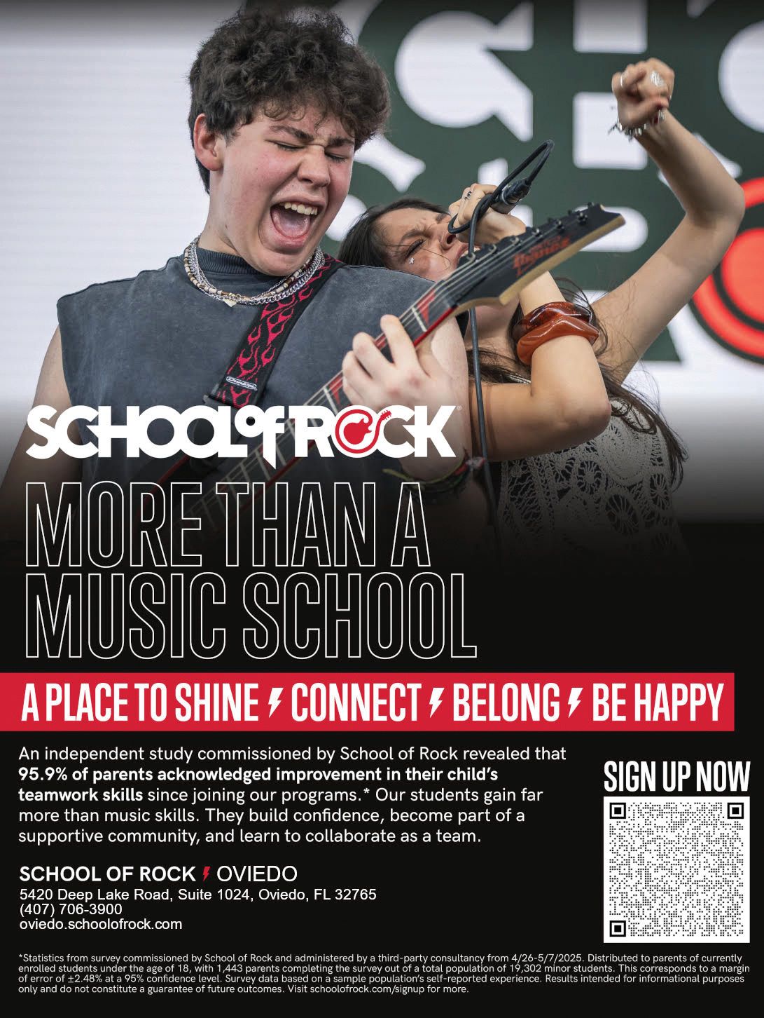 To learn more about the music school, visit SchoolOfRock.com.