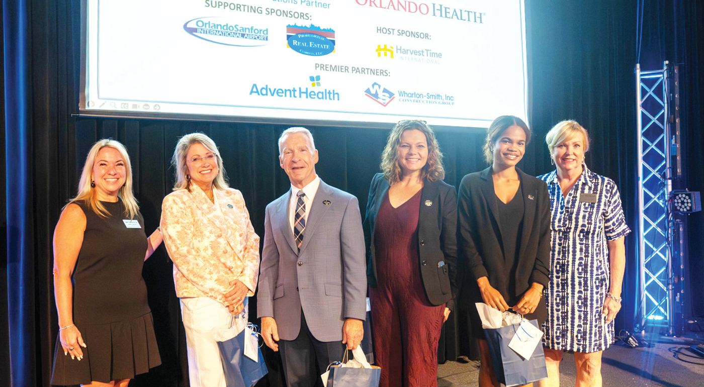 Representatives of The Central Florida Pledge, The Phoenix Generation, and Leadership Seminole gather for Leadership Seminole’s signing of The Pledge.