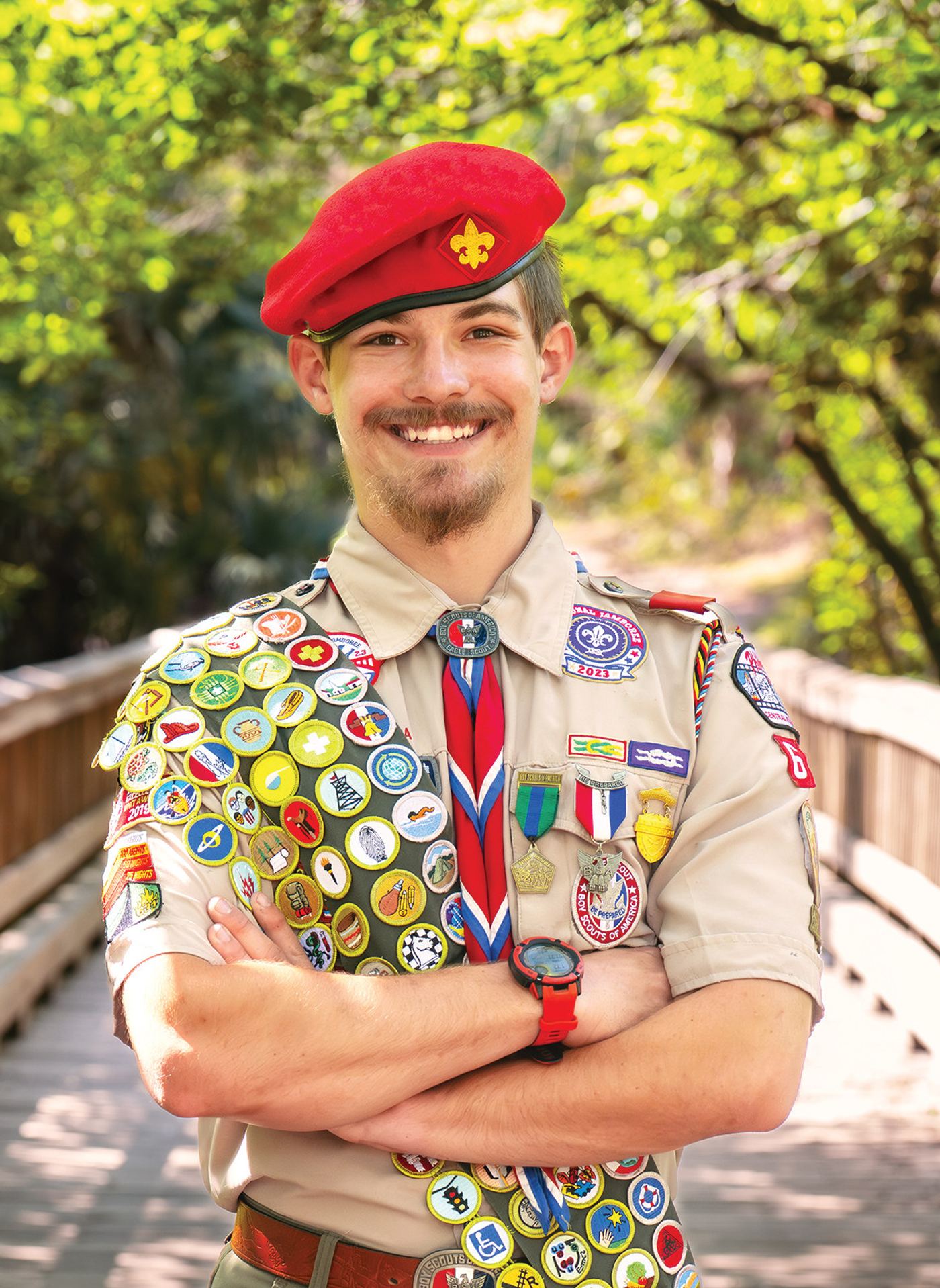 Eagle Scout Nicholas Edwards of Troop 631 in Seminole County has earned all 141 merit badges offered by Scouting America. It’s a rare accomplishment that very few Scouts achieve.