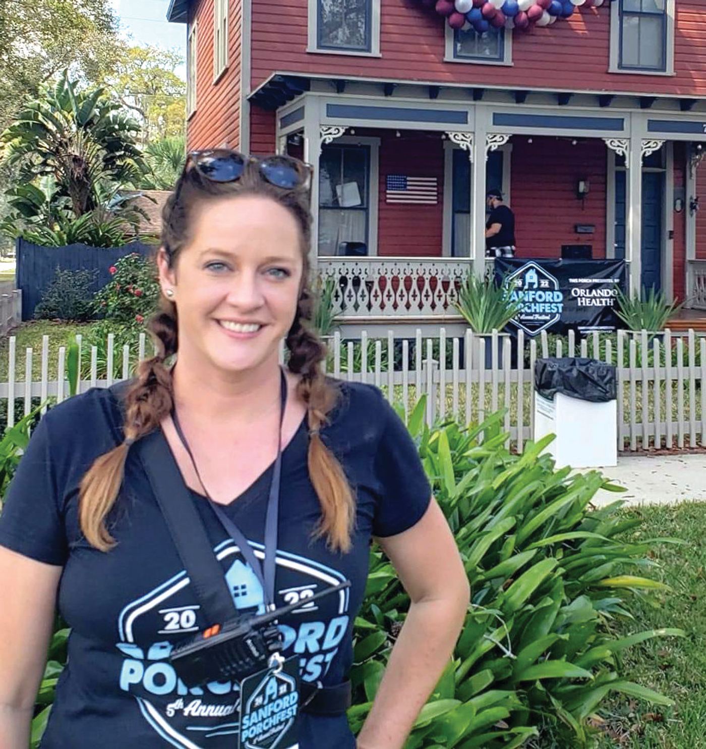 Shelly is a cofounder of Sanford Porchfest, an annual music festival that raises money for local performing and fine arts programs.