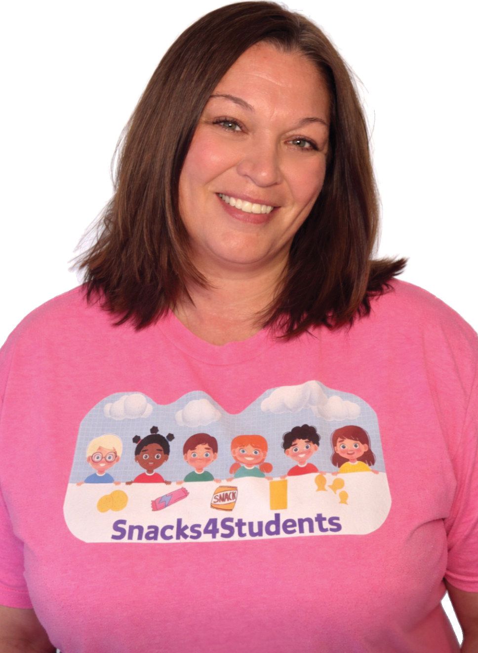 > Courtney Talisse, founder of the nonprofit Snacks4Students