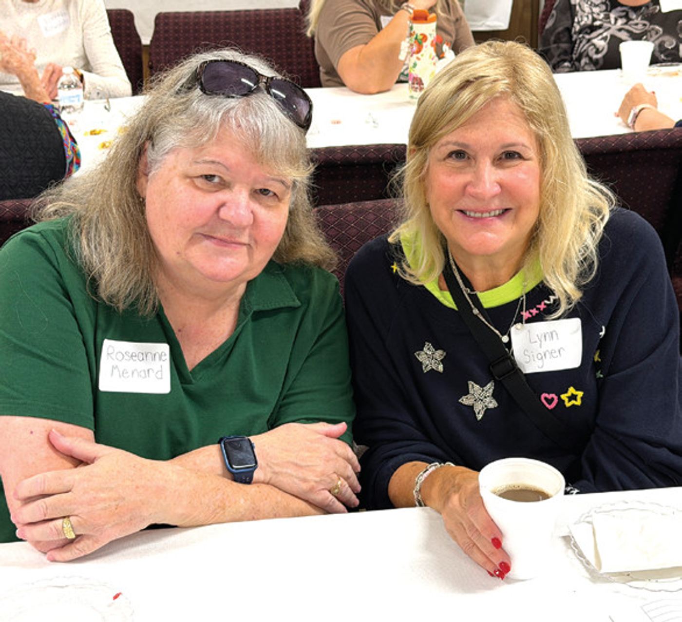 Roseanne Menard and Lynn Signer