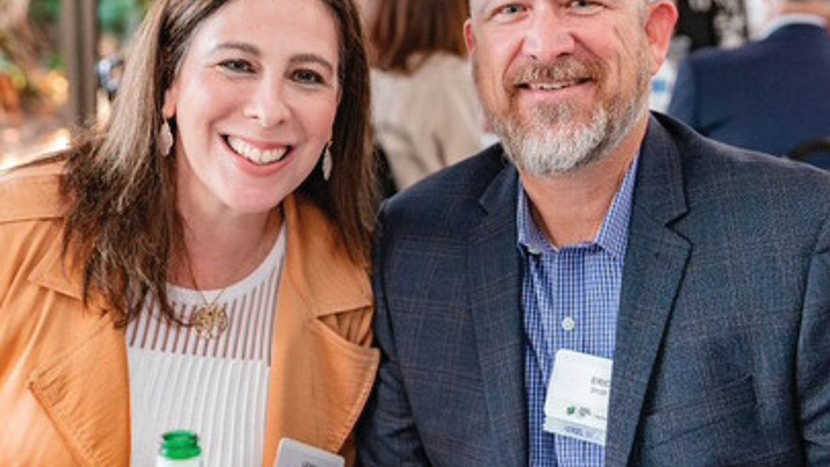 Leah Silver with her husband Eric