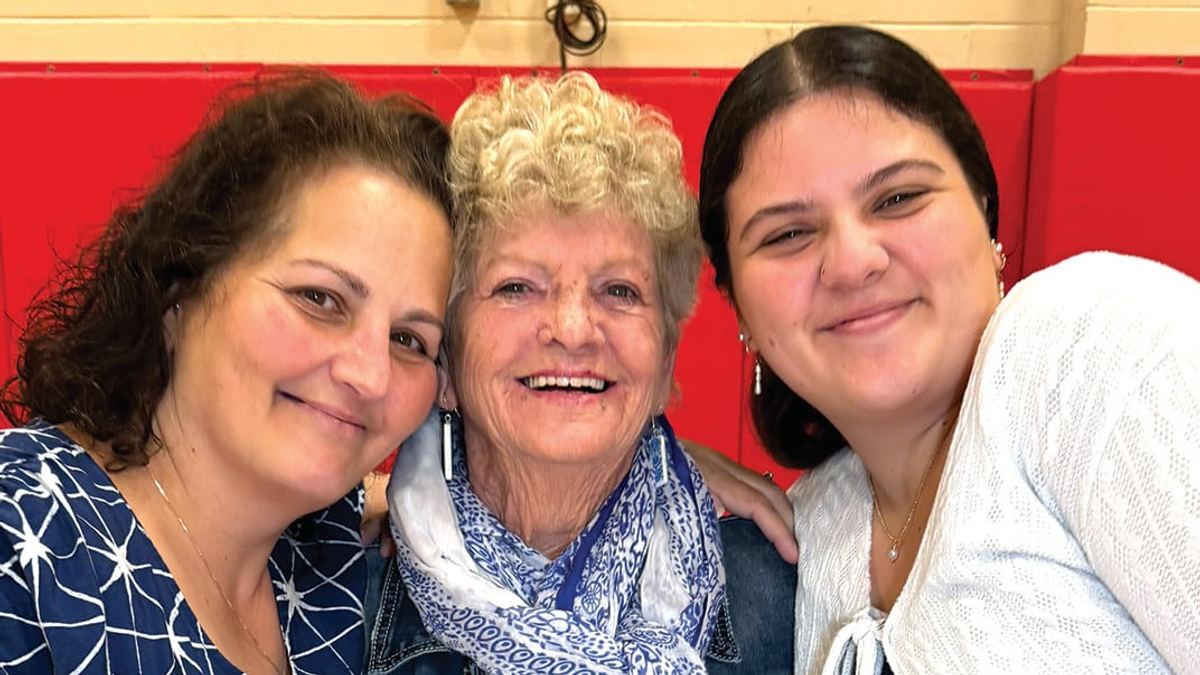 Kerry Ben-Evi with her daughter Sivan Emery and granddaughter Abby Emery
