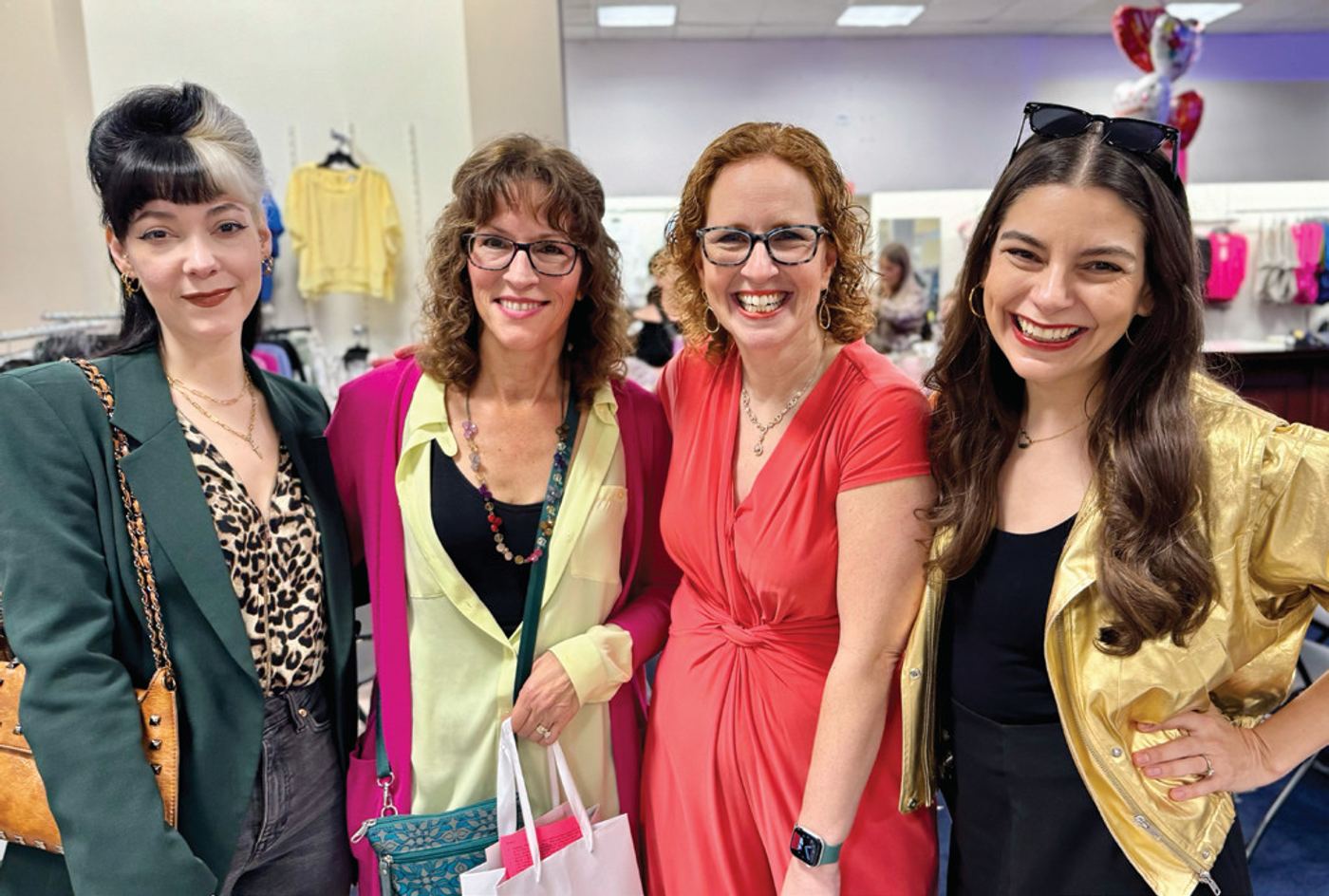 Guests and models at the Jewish Pavilion Senior Services Fashion Show at Dillard’s