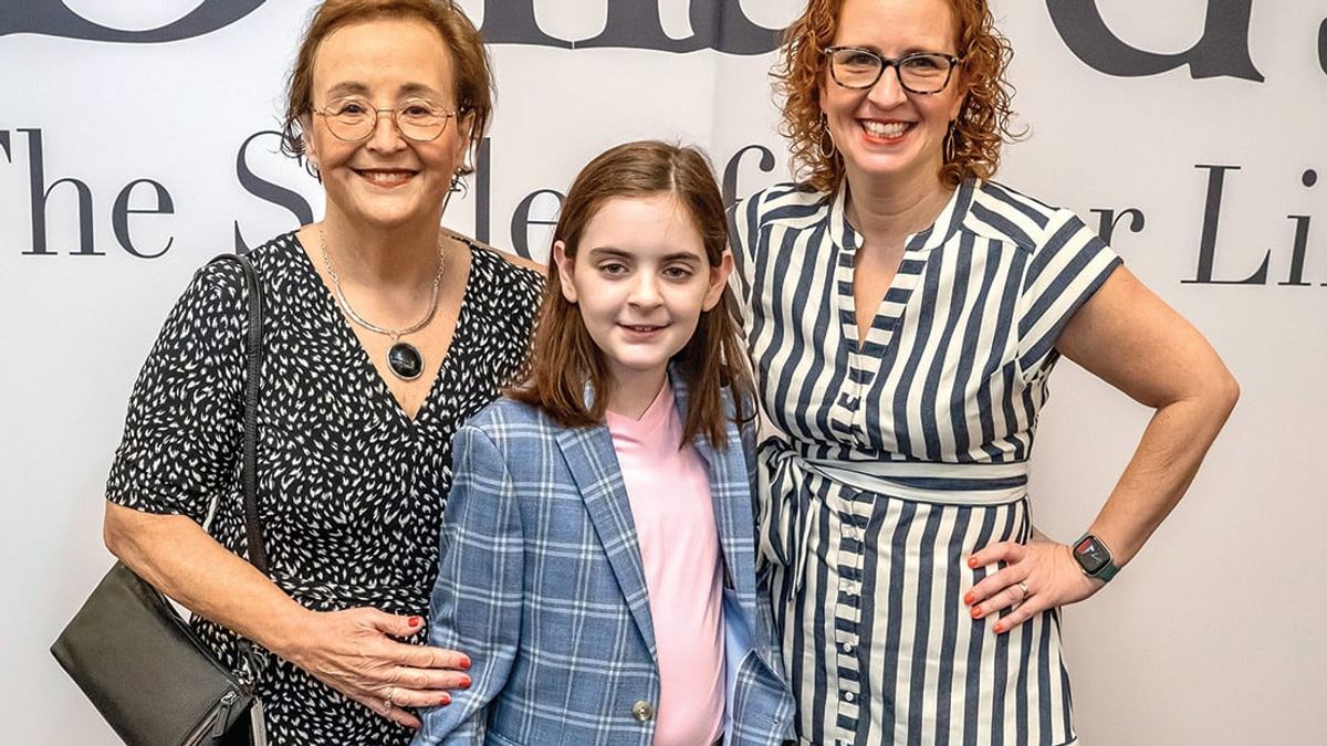 Samantha Taylor with her daughter Billie and her mom Sheila Kramer