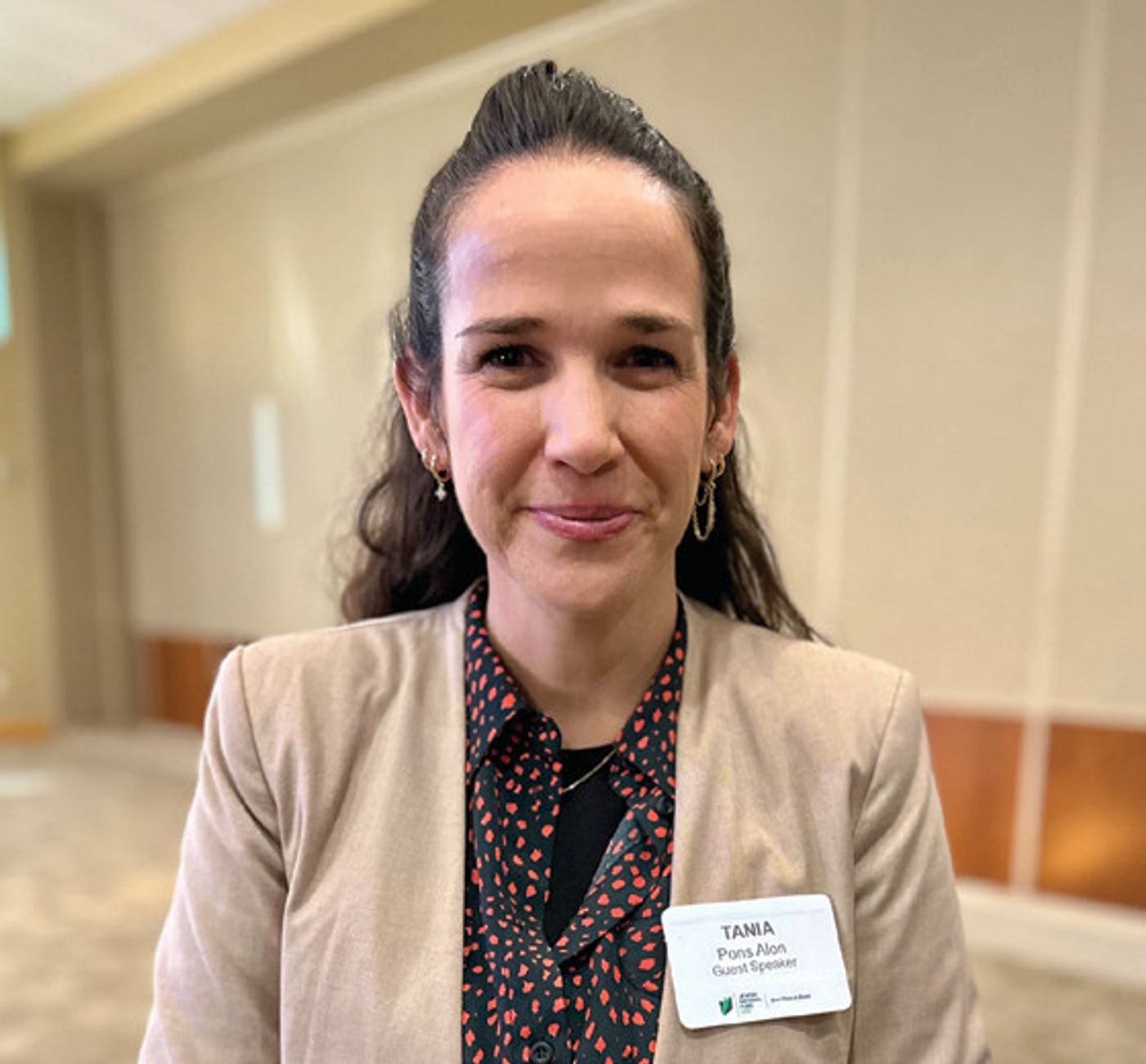 Guest speaker Tania Pons Allon