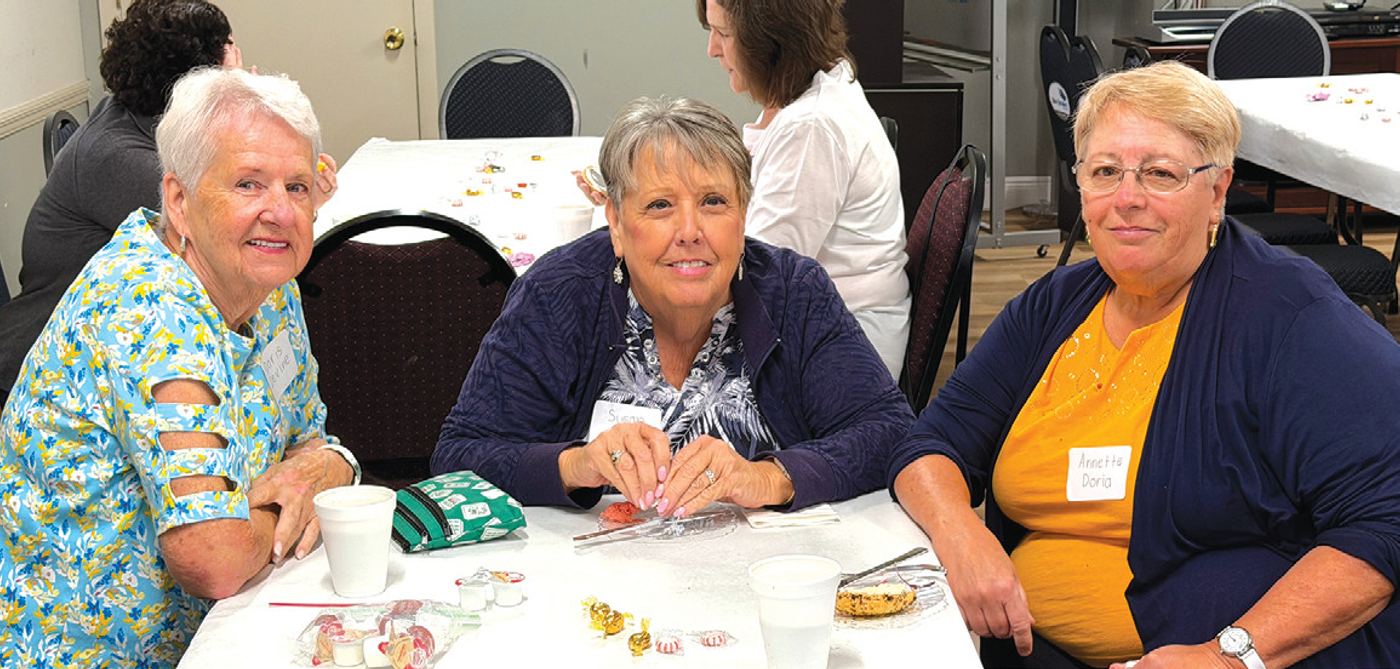 Doris Devine, Susan Hall, and Annette Doria