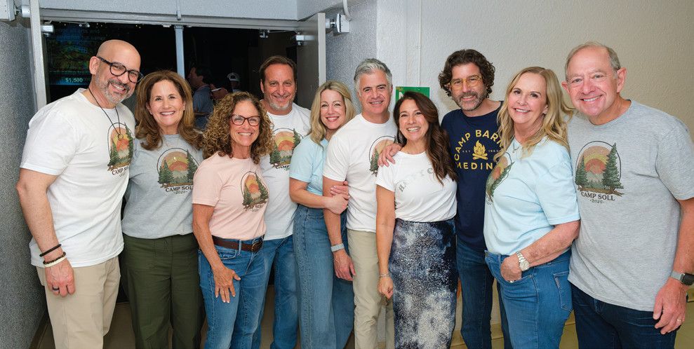 Guests at Shalom Orlando’s camp-themed J Ball