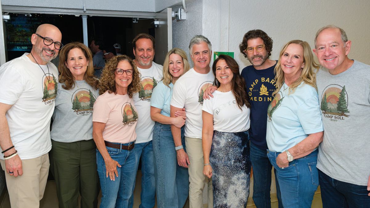 Guests at Shalom Orlando’s camp-themed J Ball