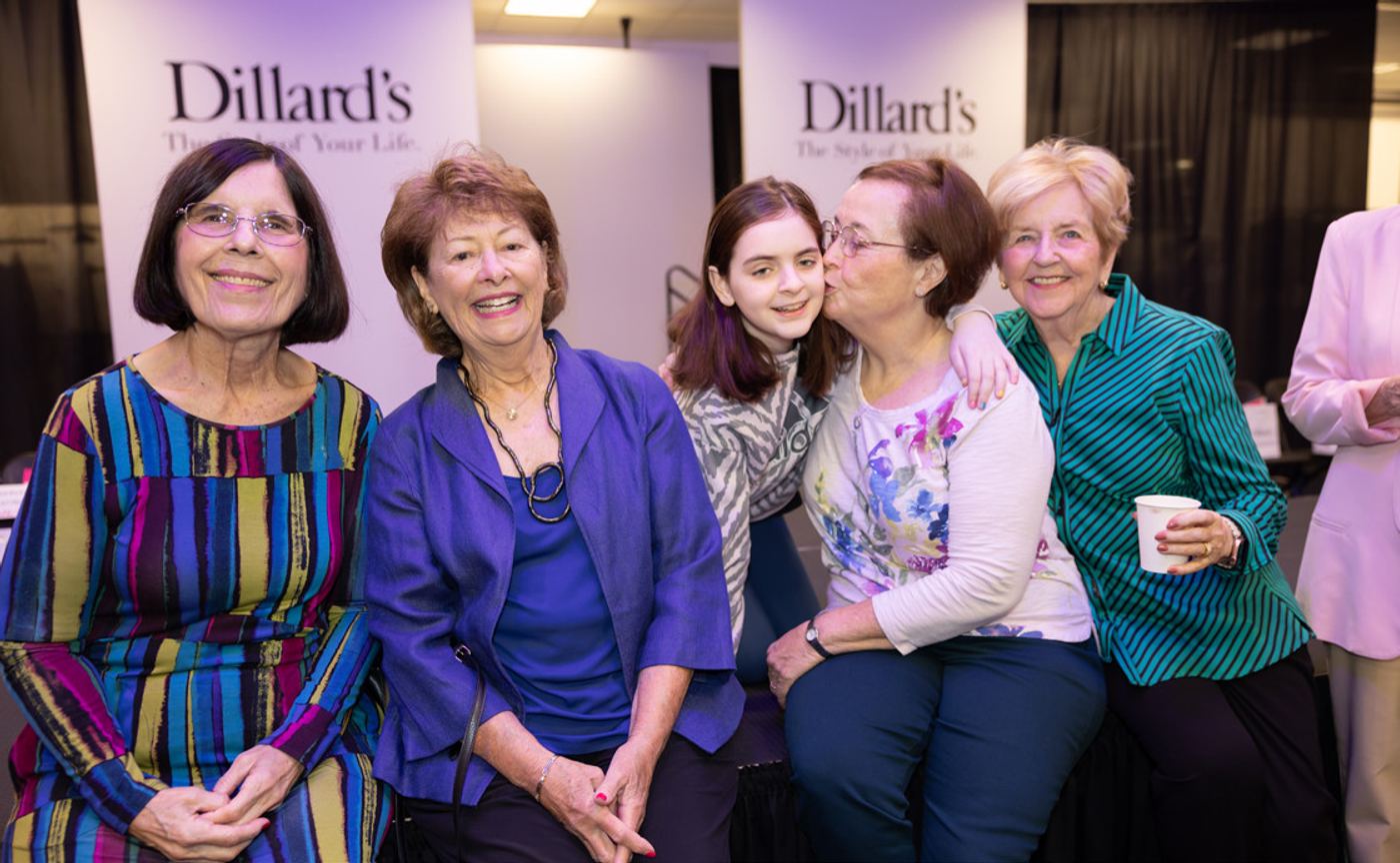 Guests and models at the Jewish Pavilion Senior Services Fashion Show at Dillard’s