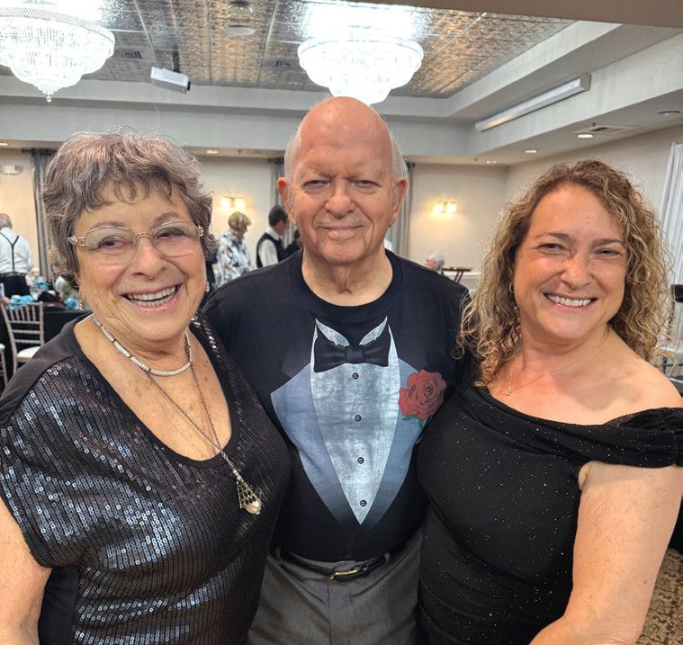 Ronni and Jack Hirschfield with their daughter Rina
