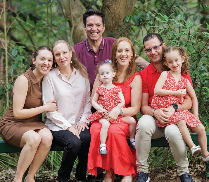 Sabrina Lustgarten with her family