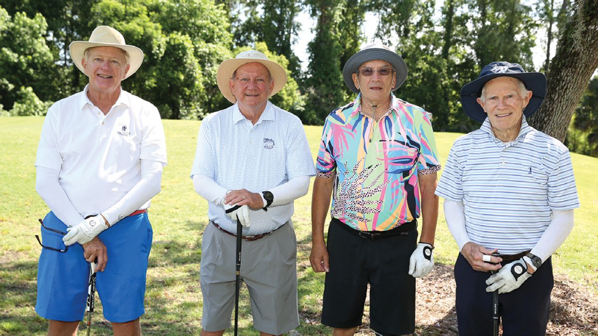 Golfers at the Jewish Pavilion Senior Services Annual Charity Golf Tournament