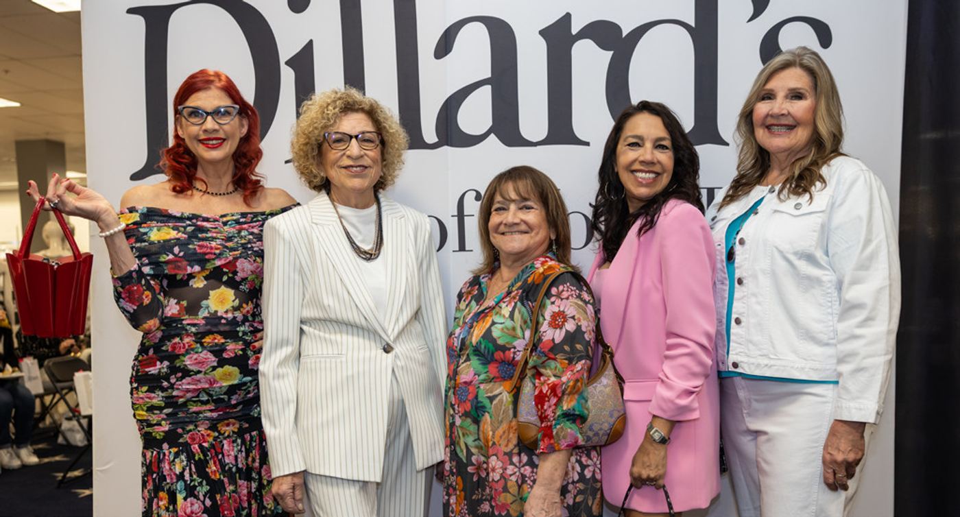 Guests and models at the Jewish Pavilion Senior Services Fashion Show at Dillard’s