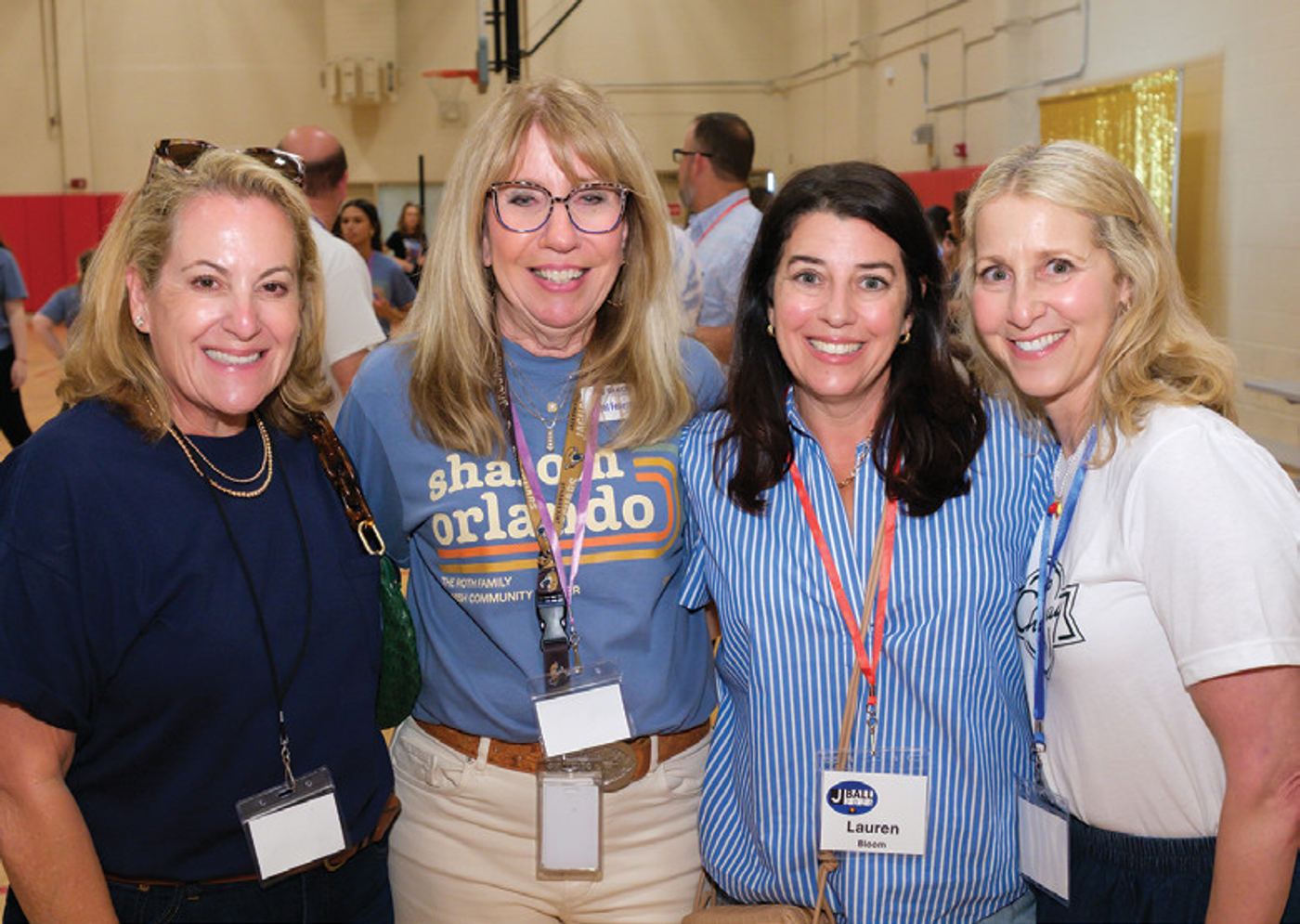 Guests at Shalom Orlando’s camp-themed J Ball