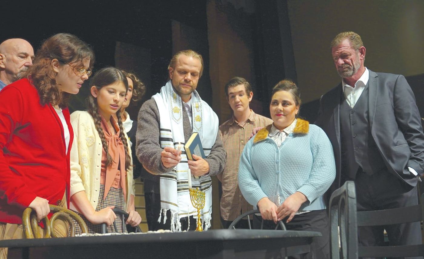 The cast of a previous Bridge Theatre production of The Diary of Anne Frank