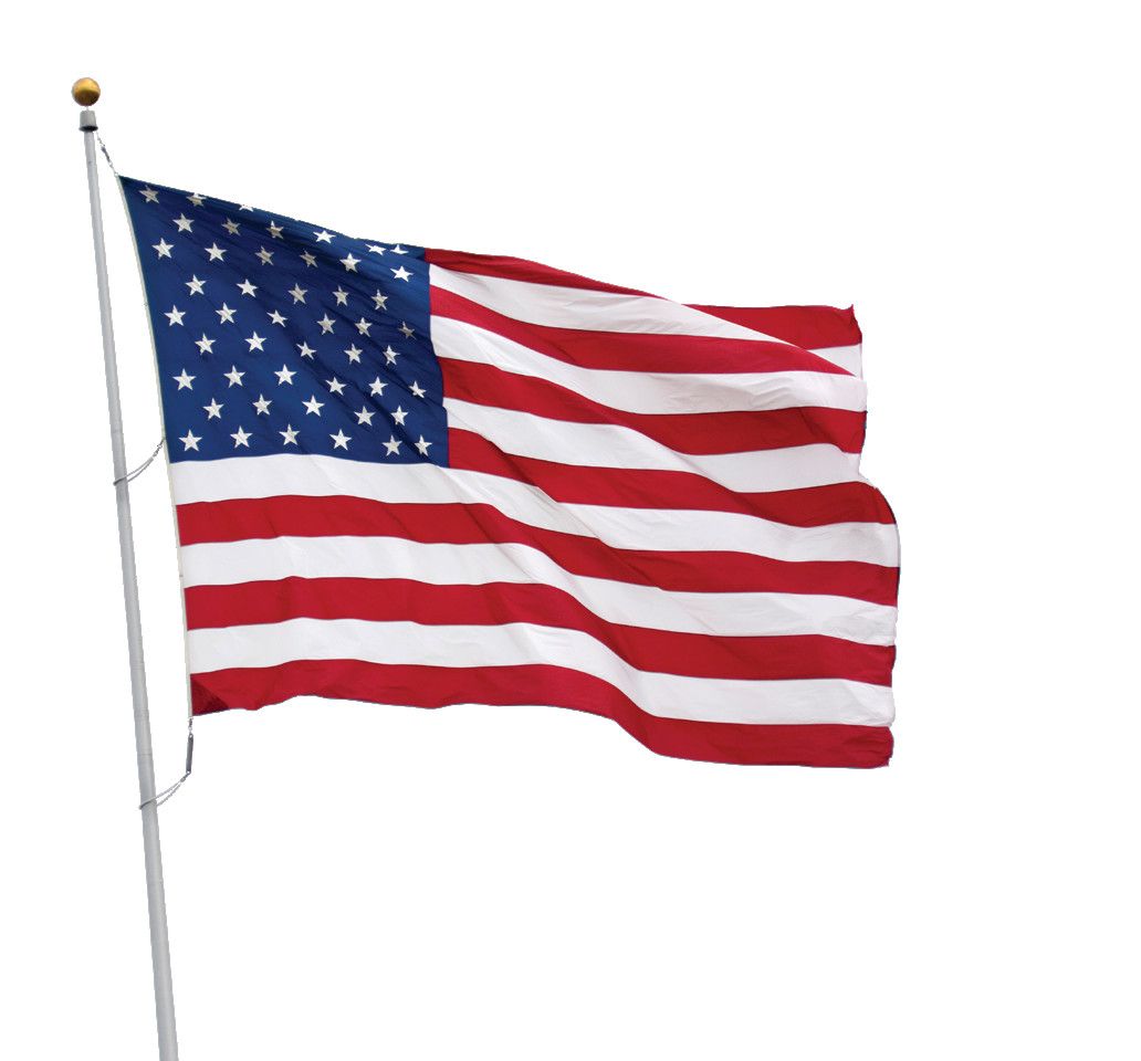 An American flag