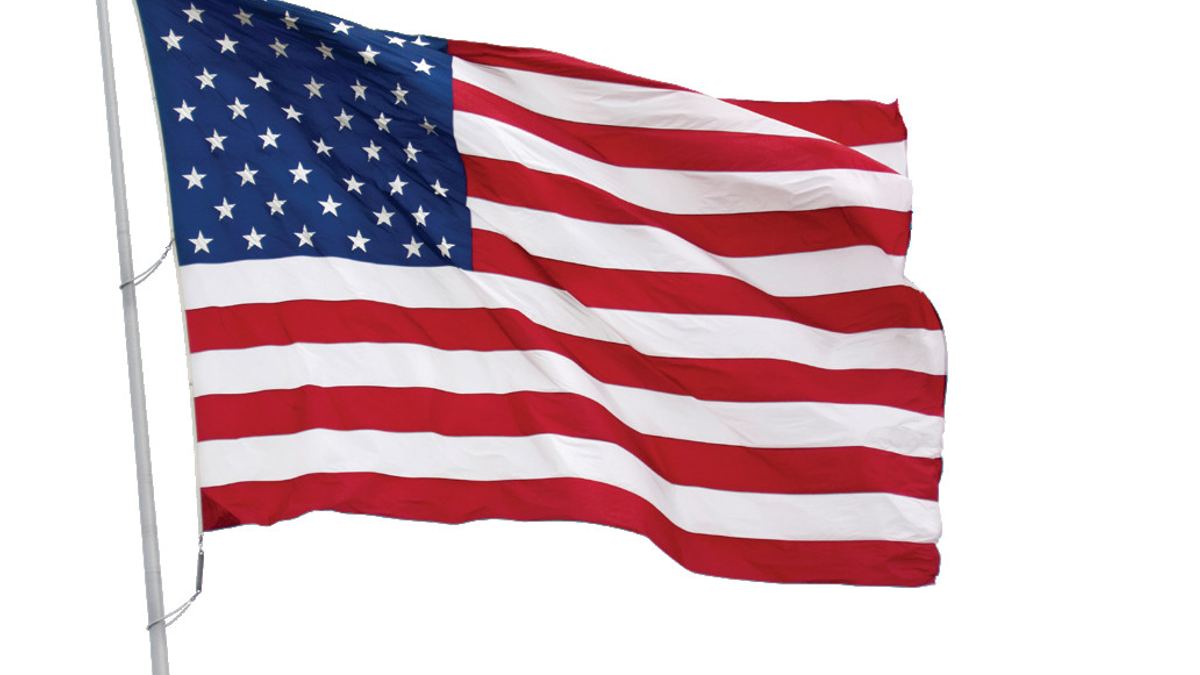An American flag