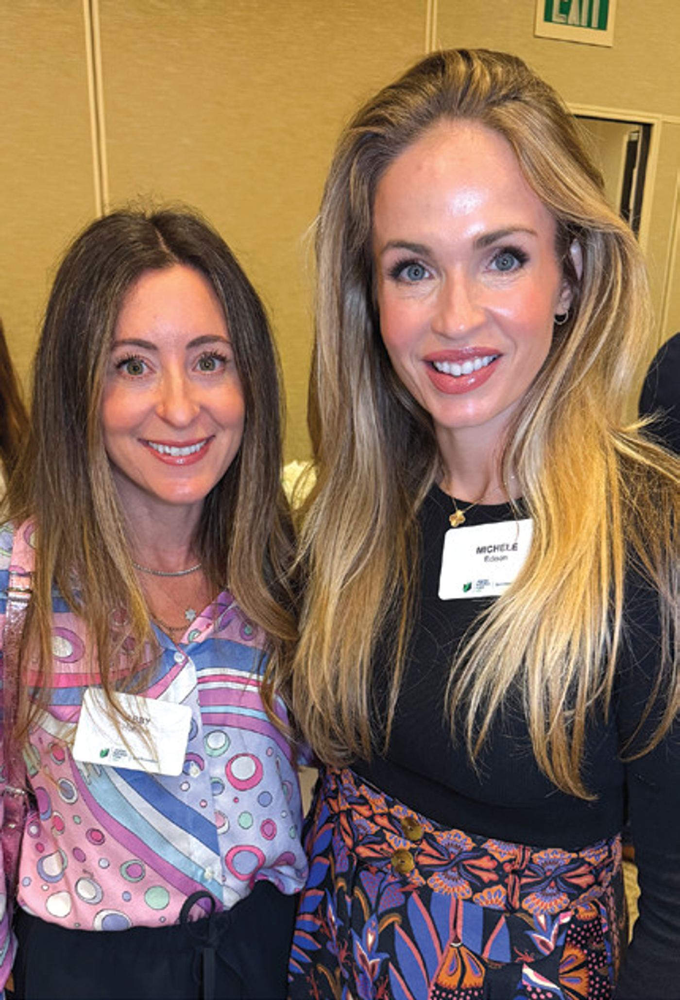 Abby Hoffman with Michele Edison