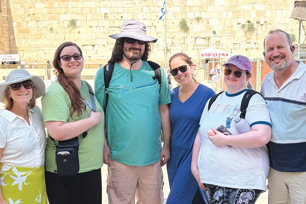 The Orlando group at the Western Wall