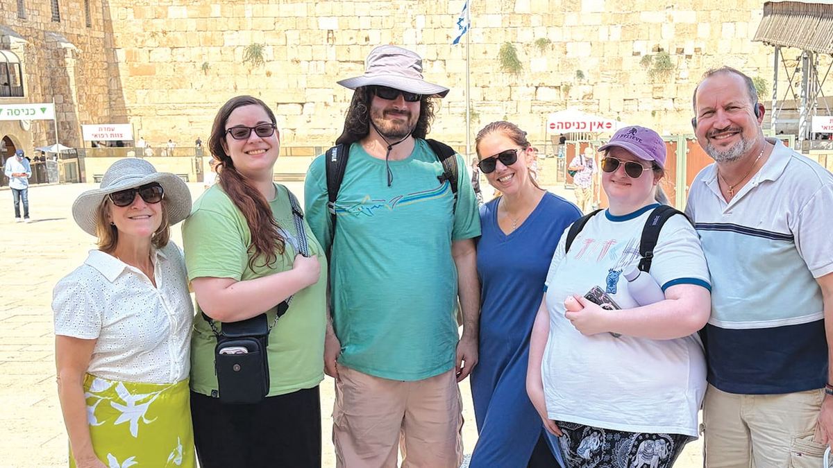 The Orlando group at the Western Wall