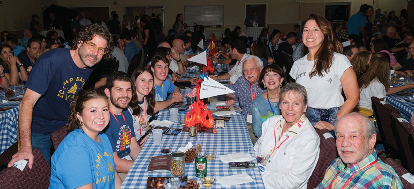 Guests at Shalom Orlando’s camp-themed J Ball