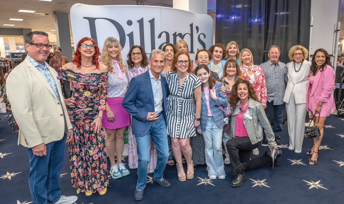 Guests and models at the Jewish Pavilion Senior Services Fashion Show at Dillard’s