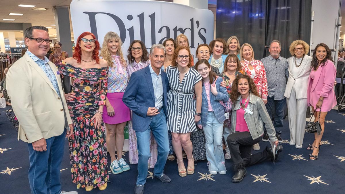 Guests and models at the Jewish Pavilion Senior Services Fashion Show at Dillard’s