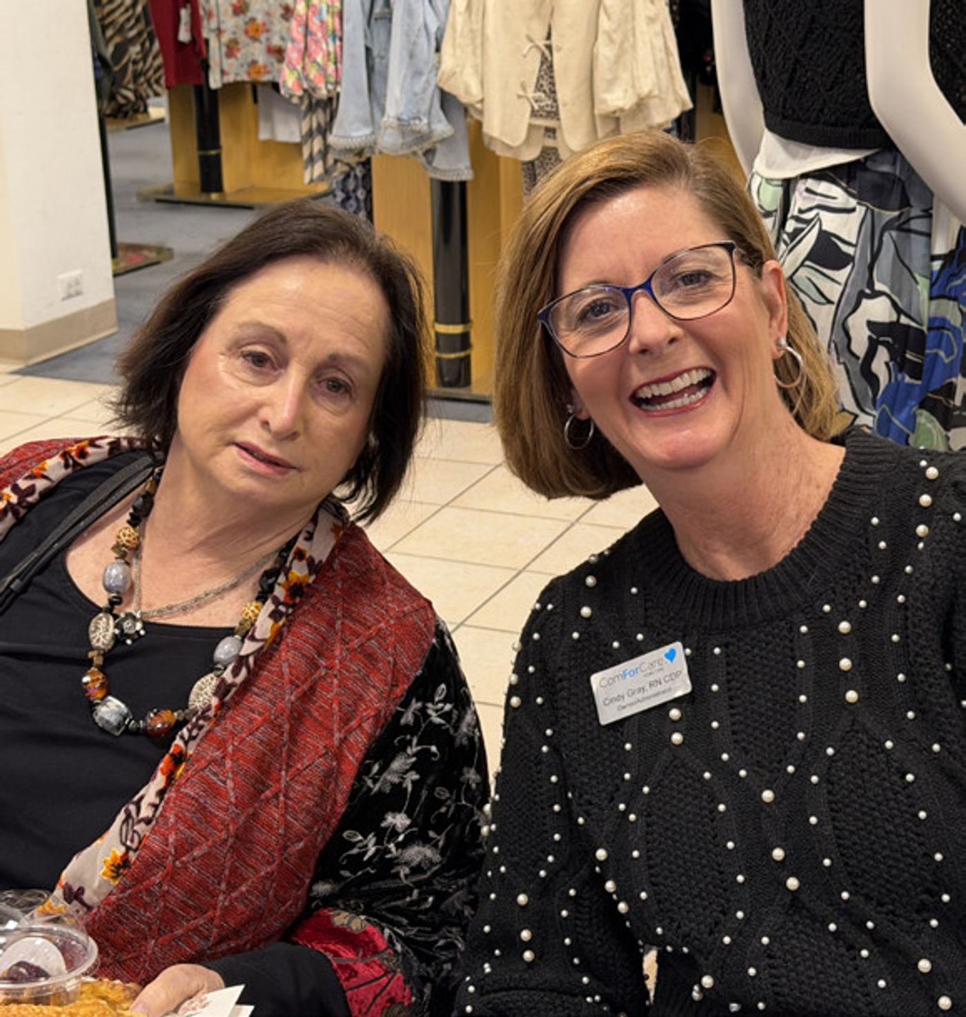 Guests and models at the Jewish Pavilion Senior Services Fashion Show at Dillard’s