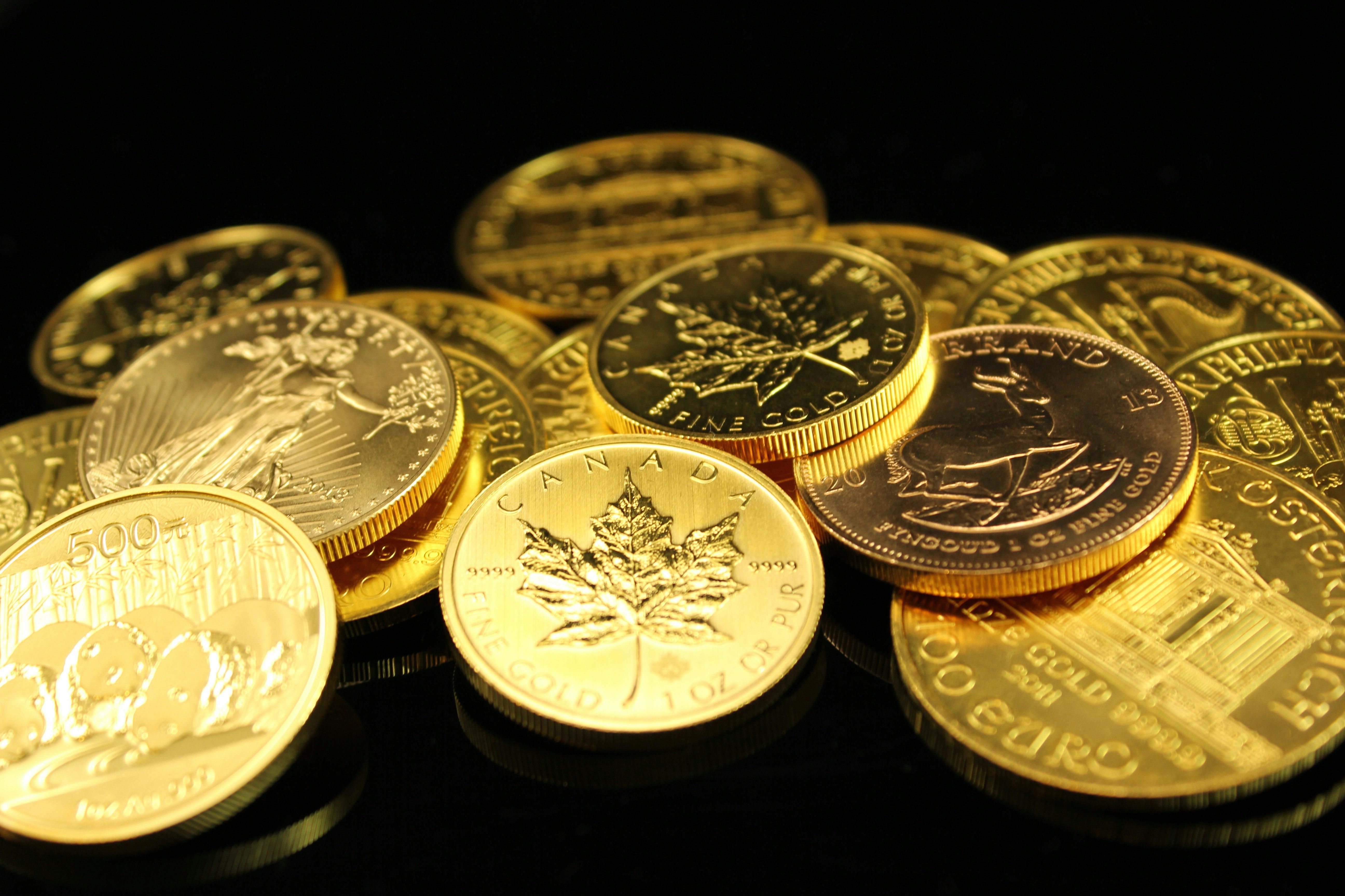 Gold coins