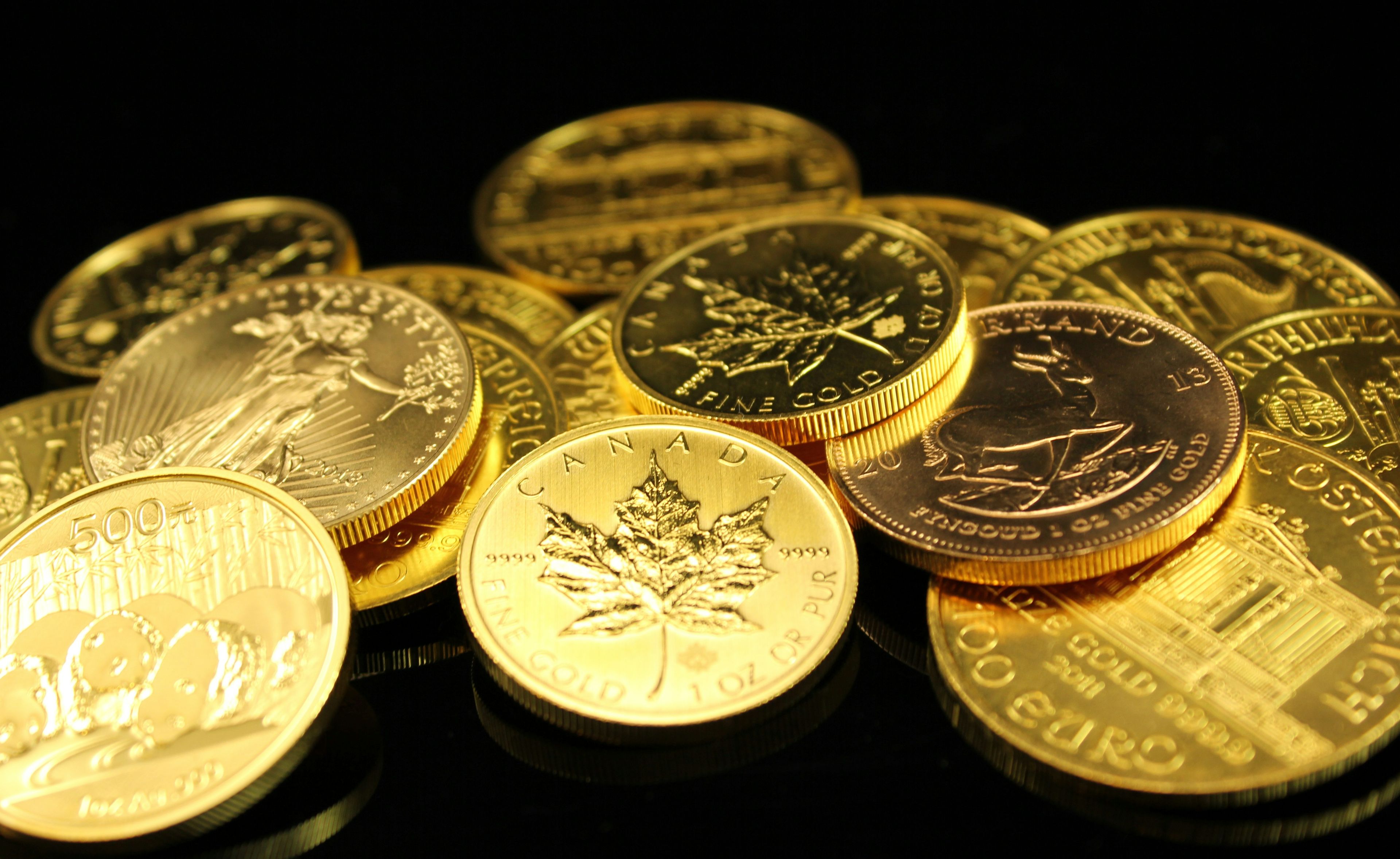 Gold coins