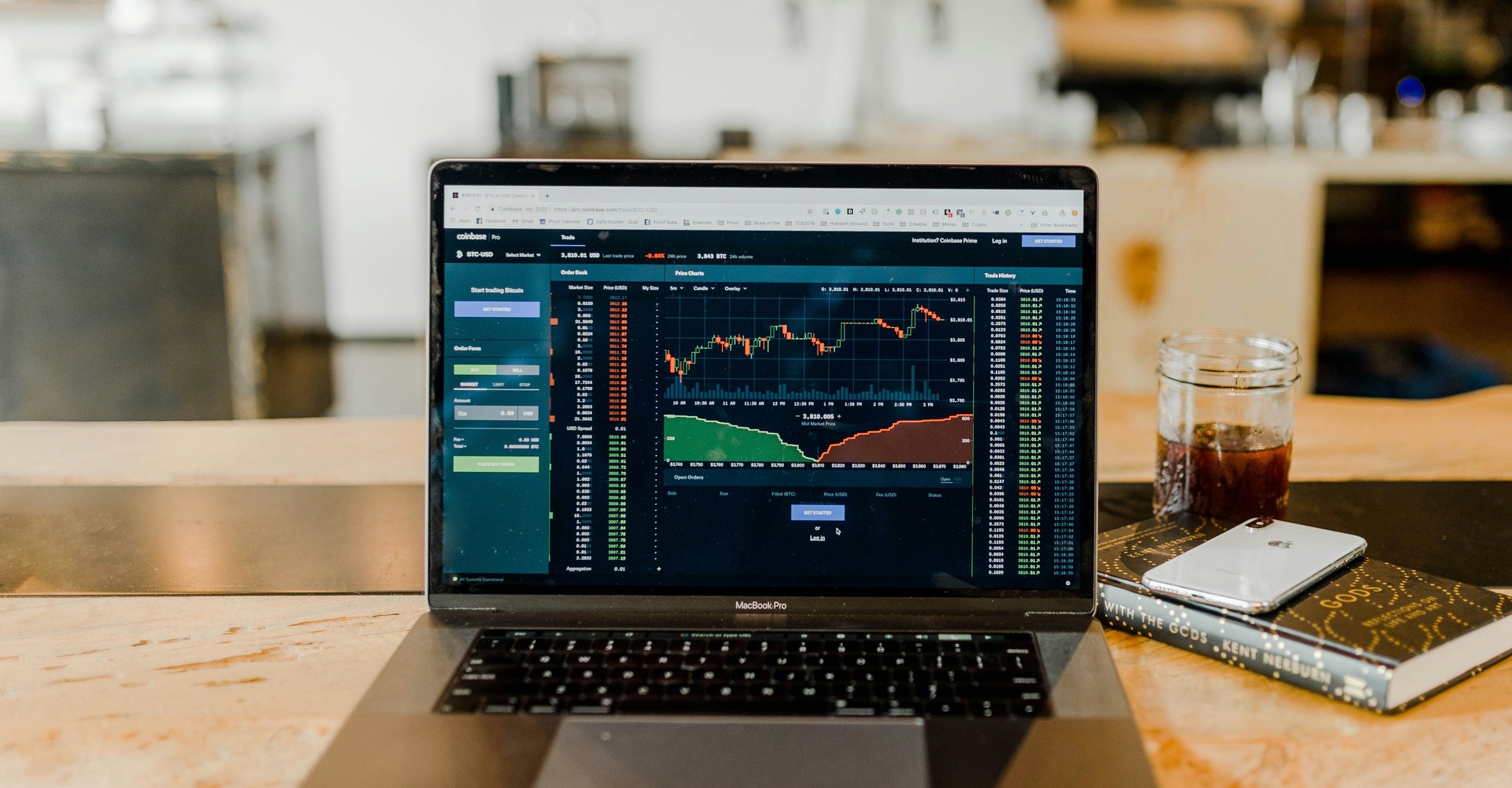 Stocks on a computer