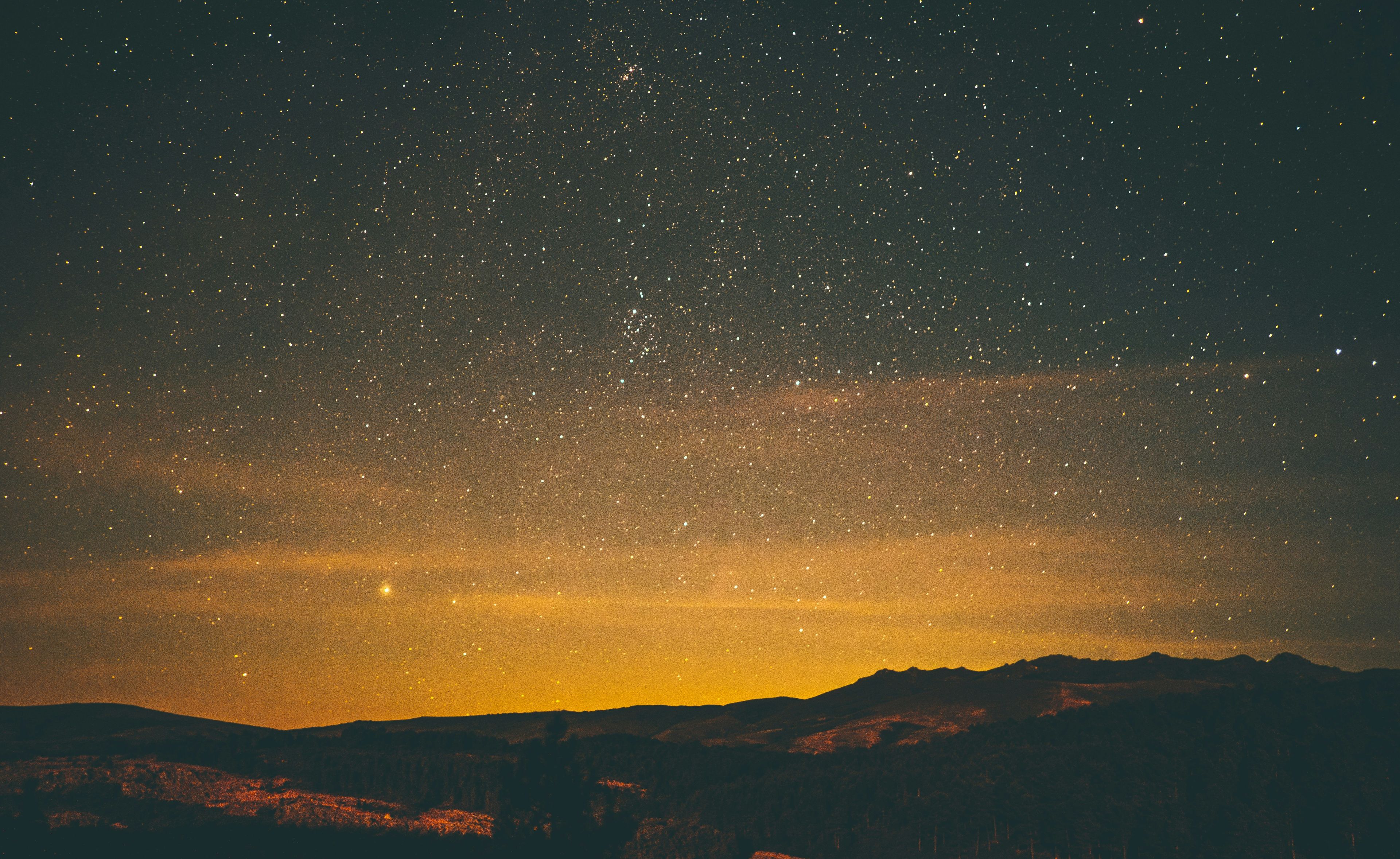 Golden sky