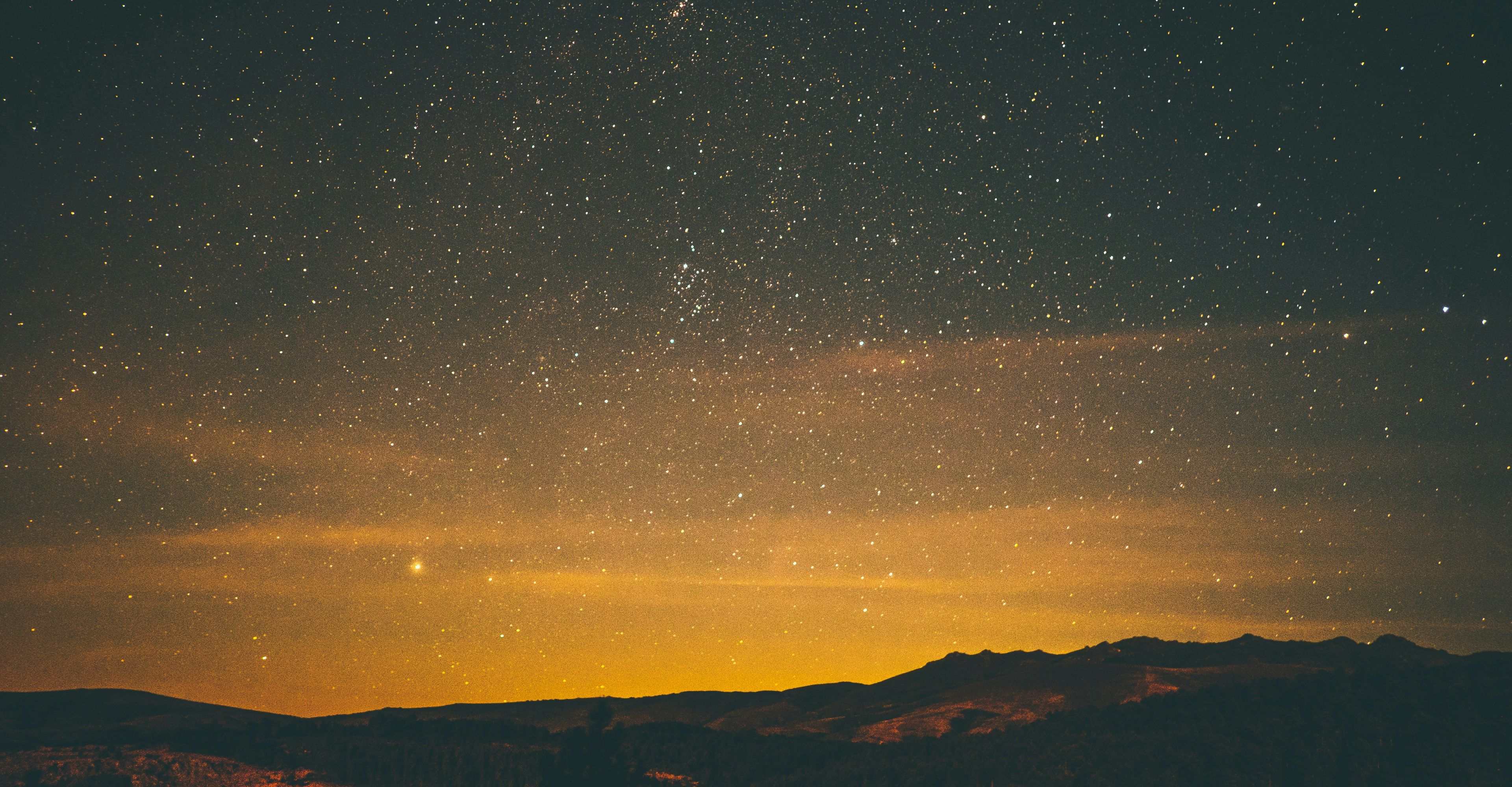Golden sky