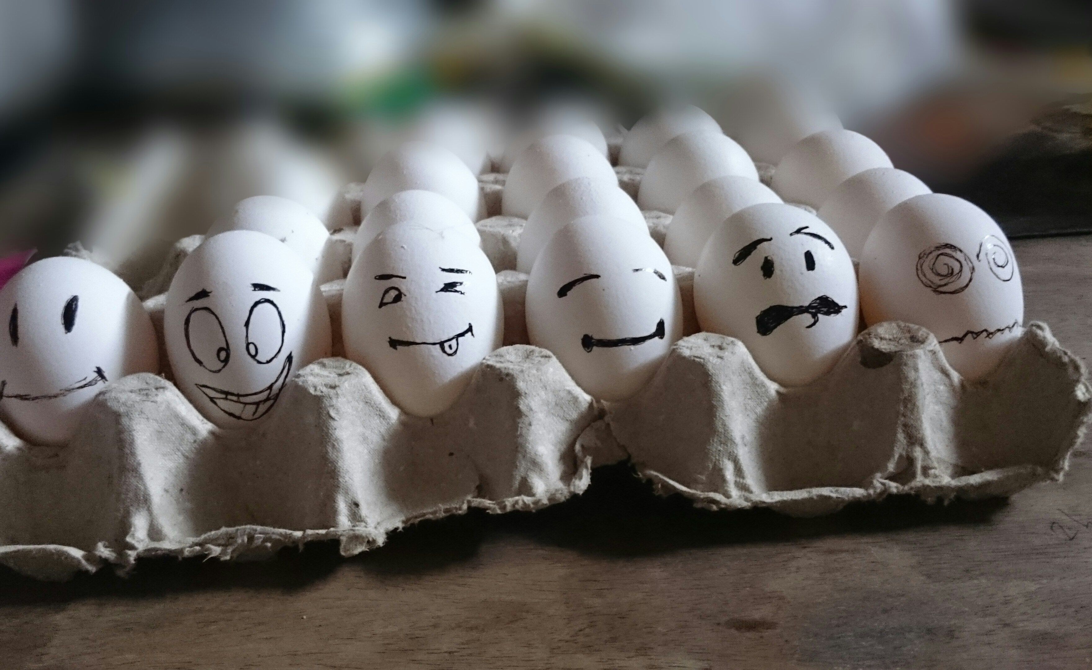 Different eggs