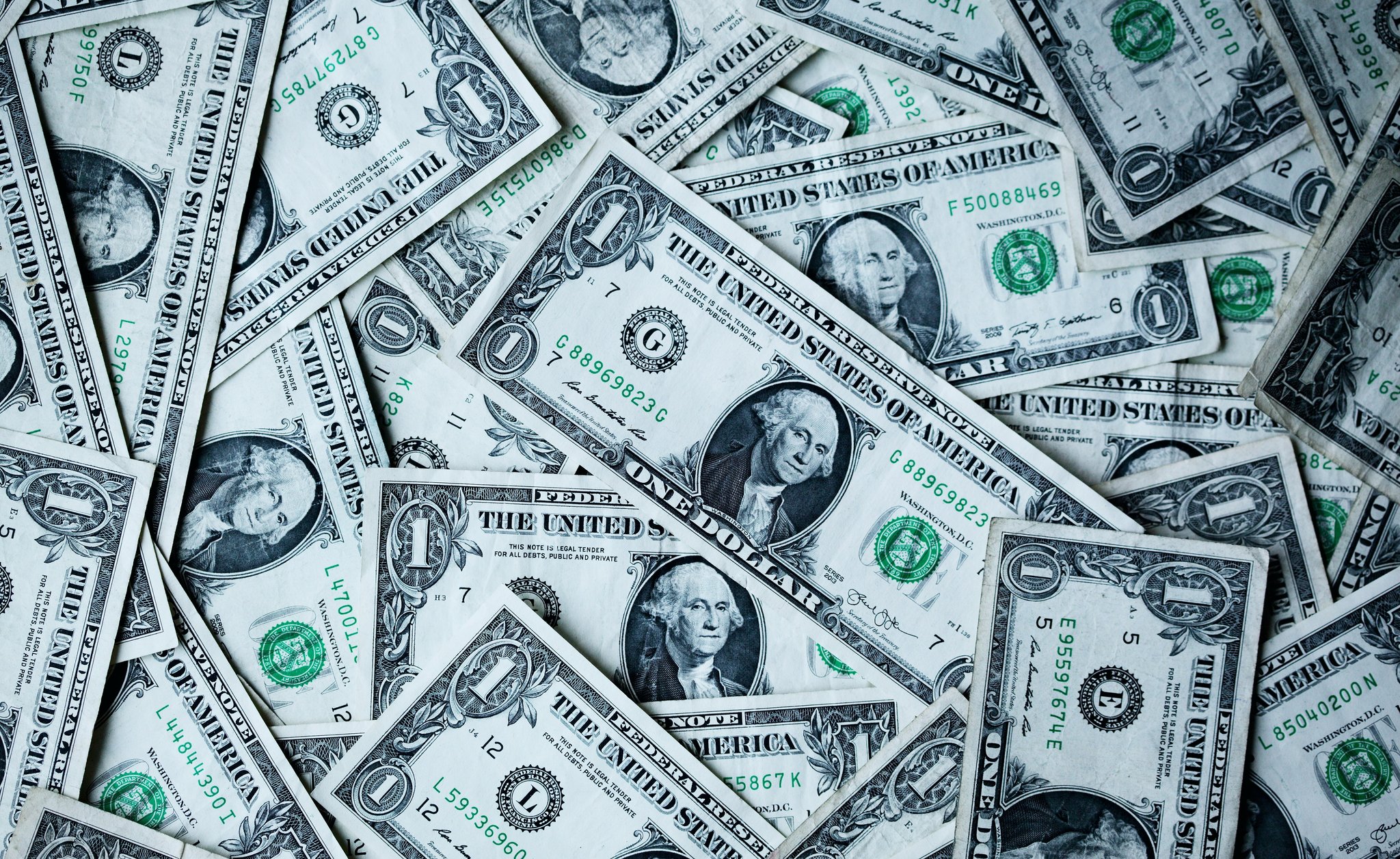 US dollar bills
