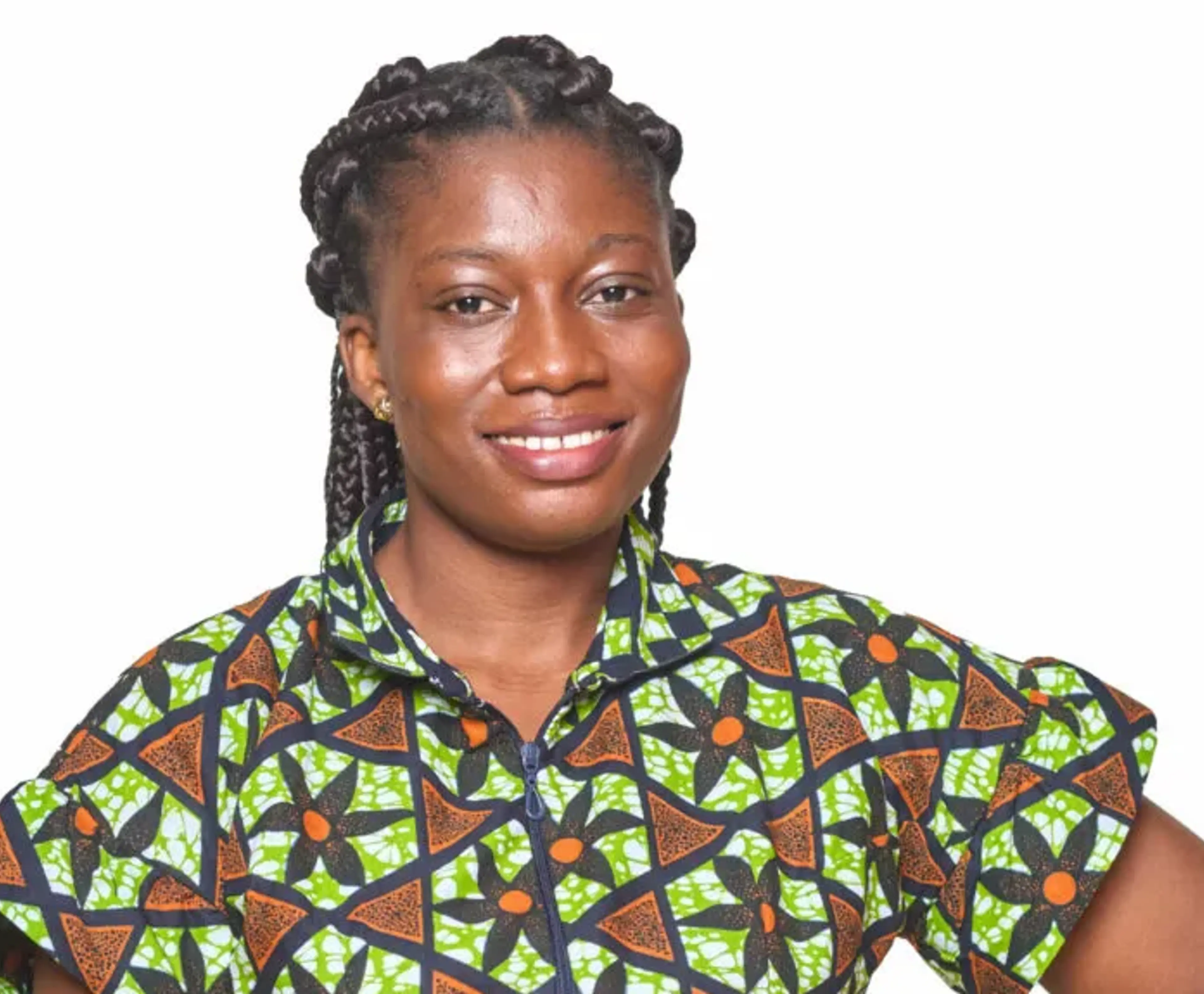 Linda Kumah smiling at the camera