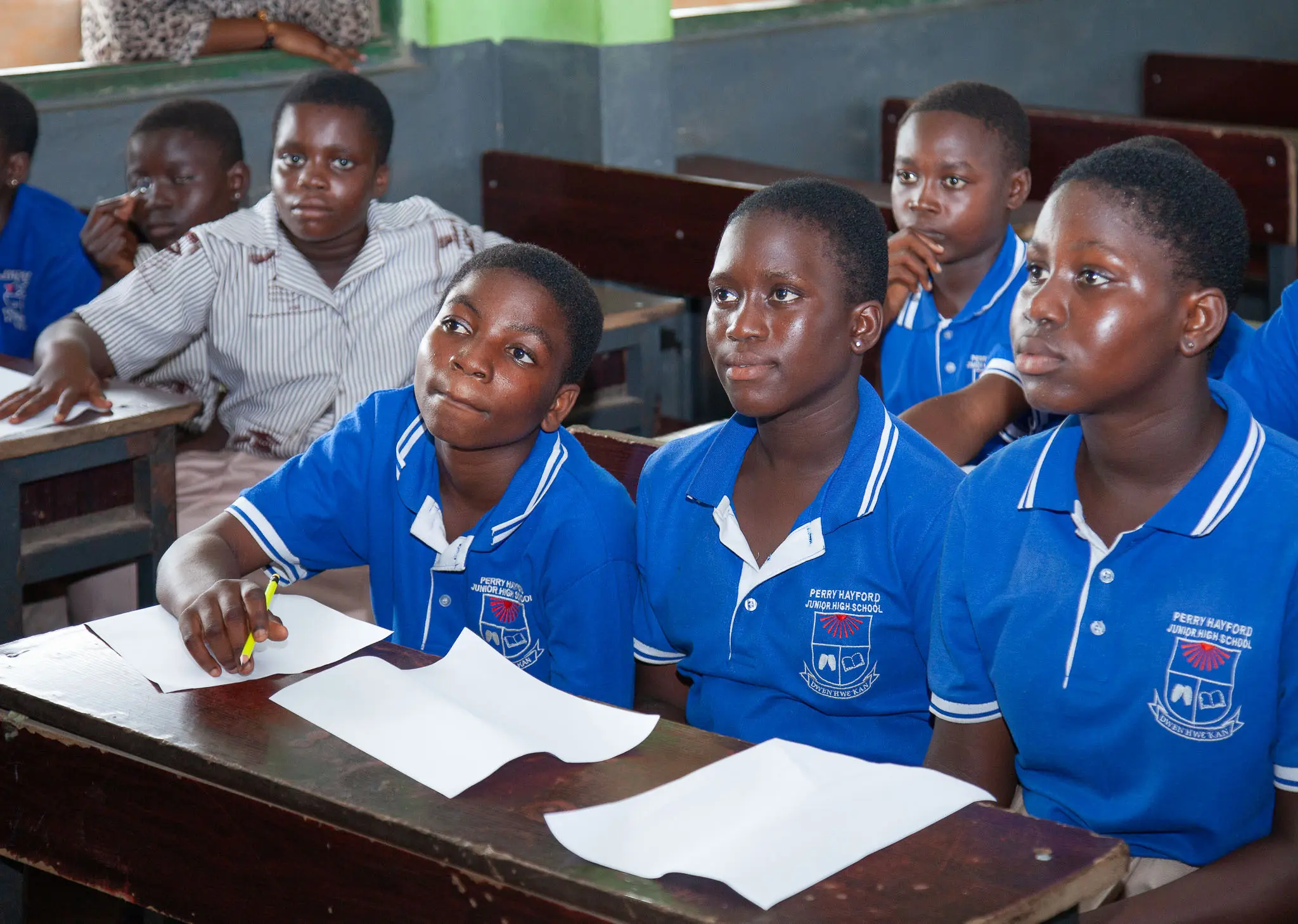 students from Perry Hayford school