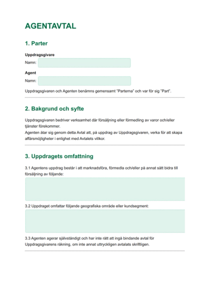Agentavtal