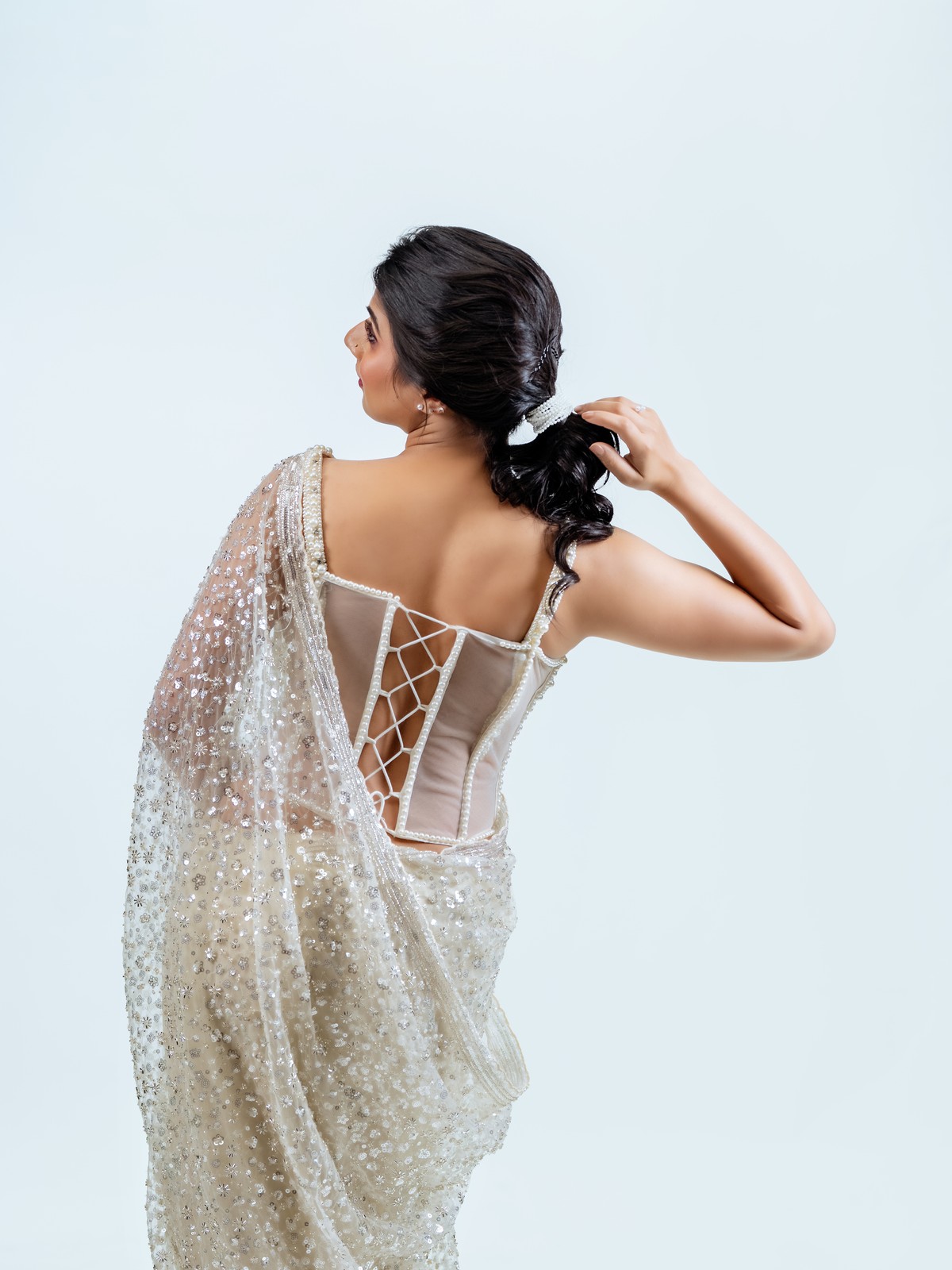 White Bridal Sarees
