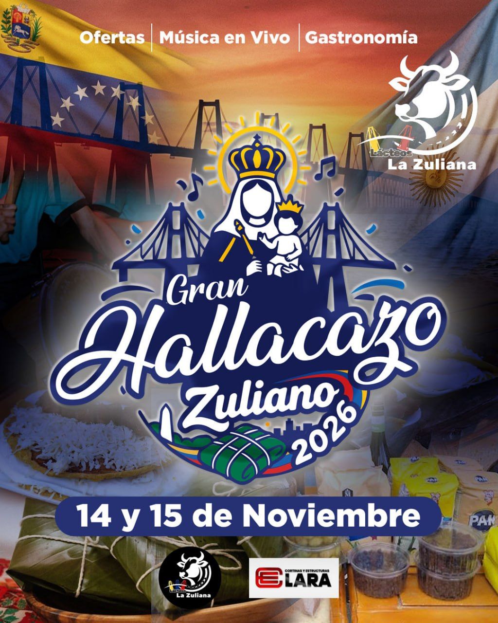 Gran Hallacazo Zuliano 2026 de La Zuliana: 14 y 15 de noviembre, con música en vivo, gastronomía y ofertas