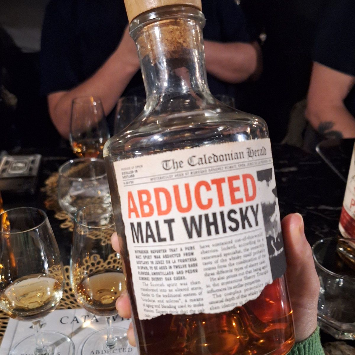 Whisky abducted
