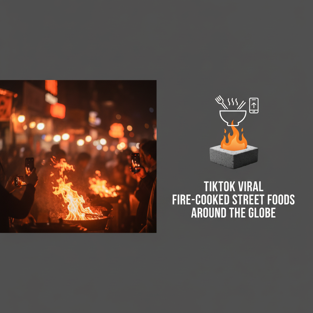 TikTok Viral Fire-Cooked Street Foods Around the Globe