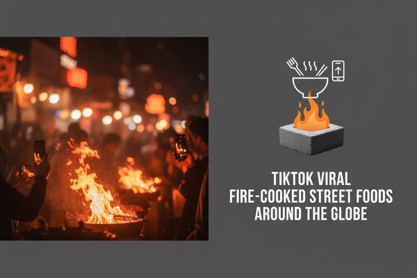 TikTok Viral Fire-Cooked Street Foods Around the Globe