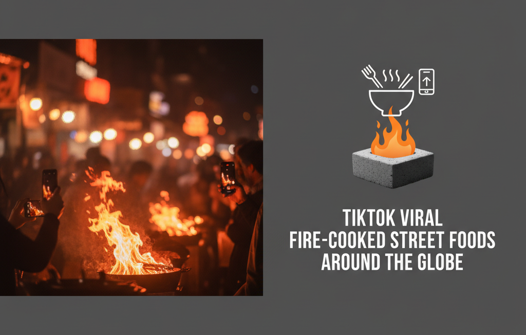 TikTok Viral Fire-Cooked Street Foods Around the Globe