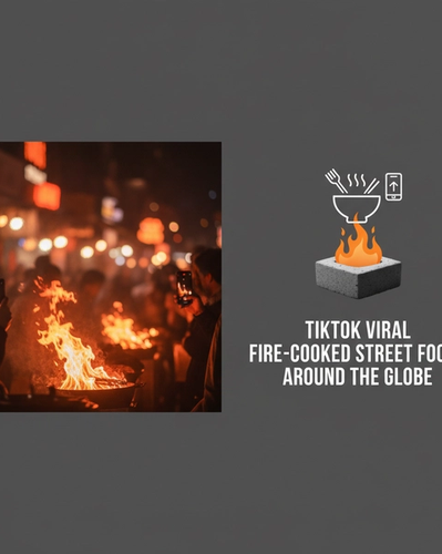 TikTok Viral Fire-Cooked Street Foods Around the Globe