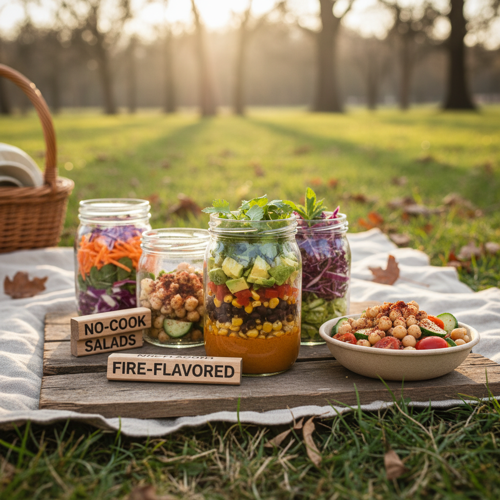 No-Cook Fire-Flavored Salads for Perfect Picnic Recipes